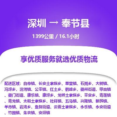 深圳到奉節(jié)縣貨運(yùn)公司(當(dāng)天派送）